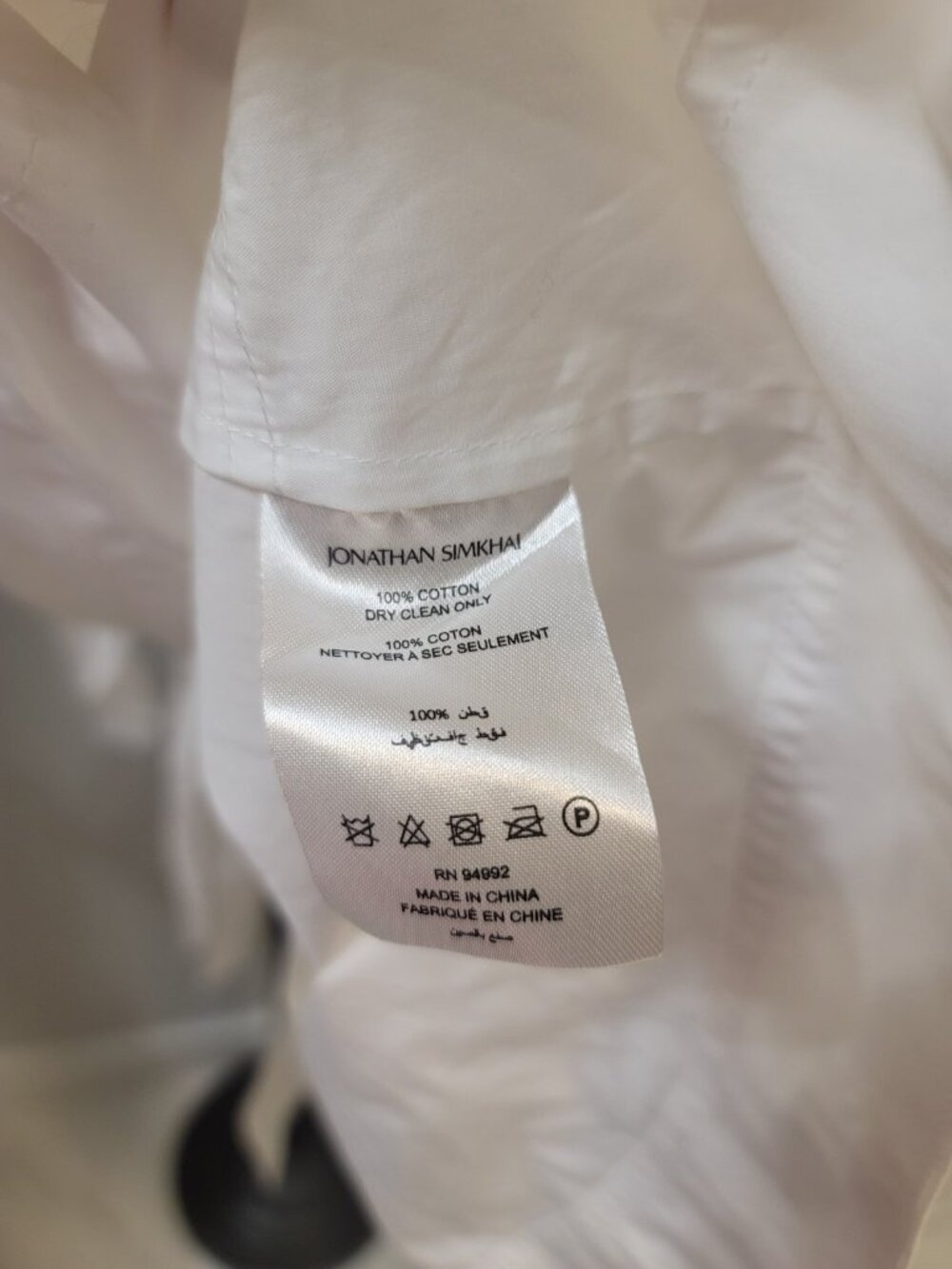 SIMKHAI Colbi Mini Shirt Dress S New NWT White - Picture 10 of 11